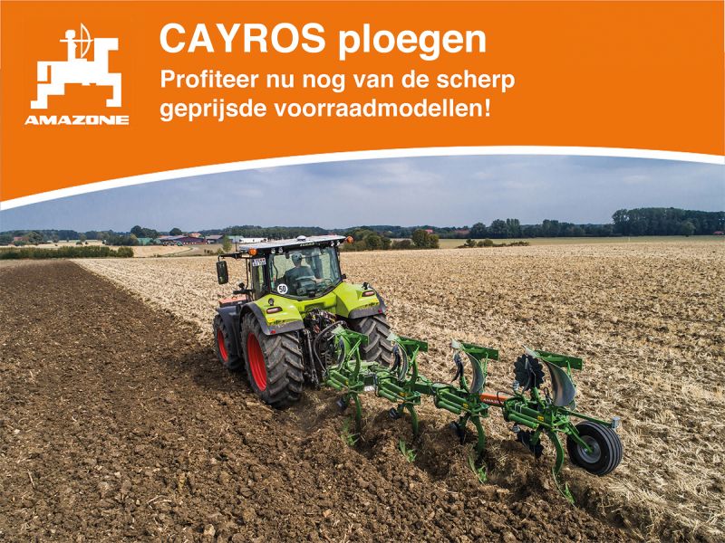 Amazone Cayros ploegen